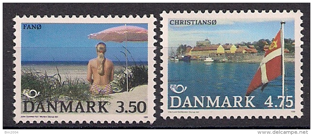 1991 Dänemark Danmark Mi. 1003-4 **MNH   Norden - Nuevos