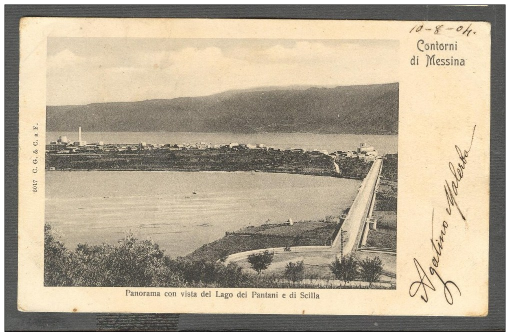 MESSINA SICILIA -   LAGO DEI PANTANI    -  ANIMATA  PRIMI 900 - Messina