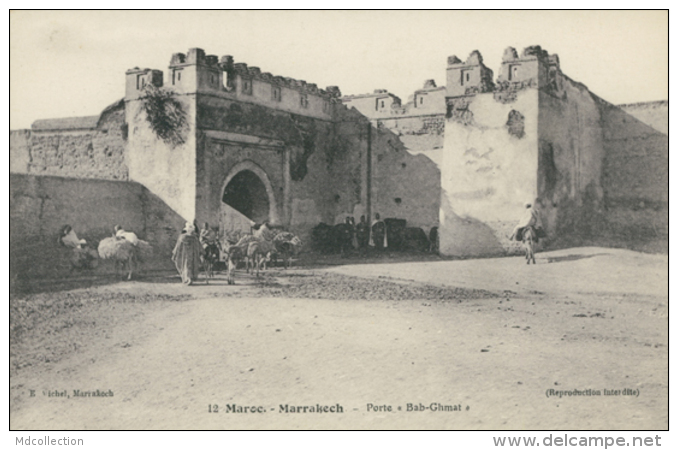 MA MARRAKECH / Porte Bab Ghmat / - Marrakech