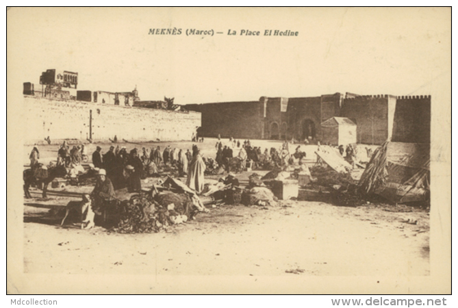 MA MEKNES / Place El Hedine / - Meknès