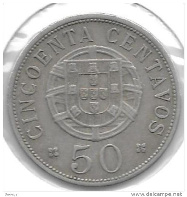 *Angola 50 Centavos 1928   Km 69  Xf+  !! - Angola