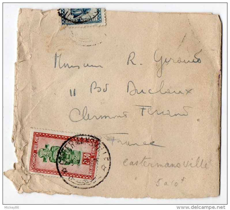 CONGO BELGE--1950-Lettre Du Congo Belge Pour CLERMONT-FERRAND-63-France-- - Lettres & Documents