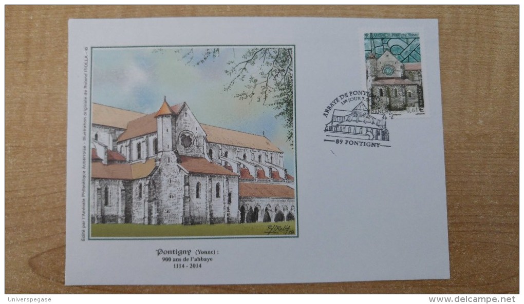 Illustration De Roland Irolla : 1er Jour - Abbaye De Pontigny (89) - 2010-2019