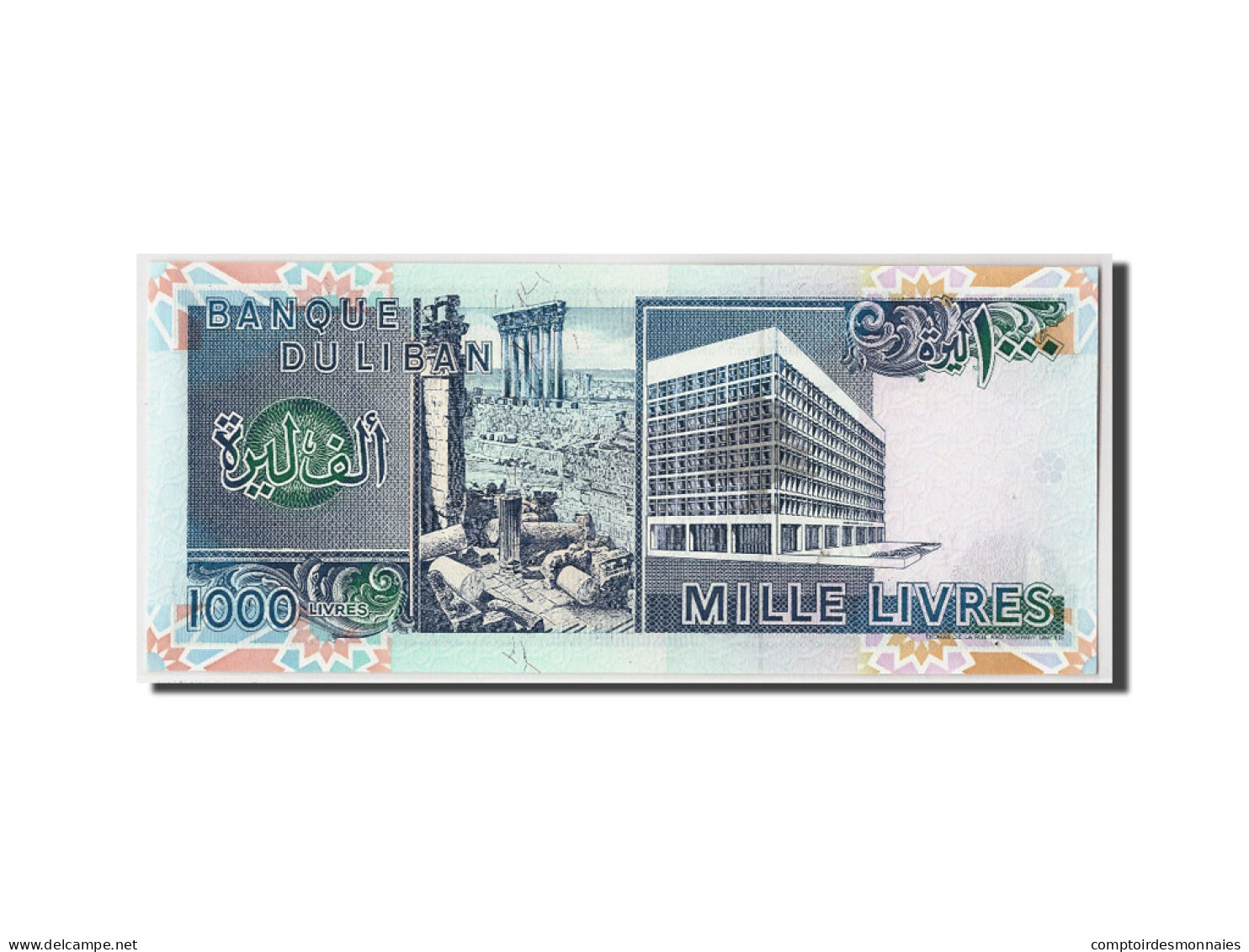 Billet, Lebanon, 1000 Livres, 1991, Undated, KM:69b, NEUF - Lebanon