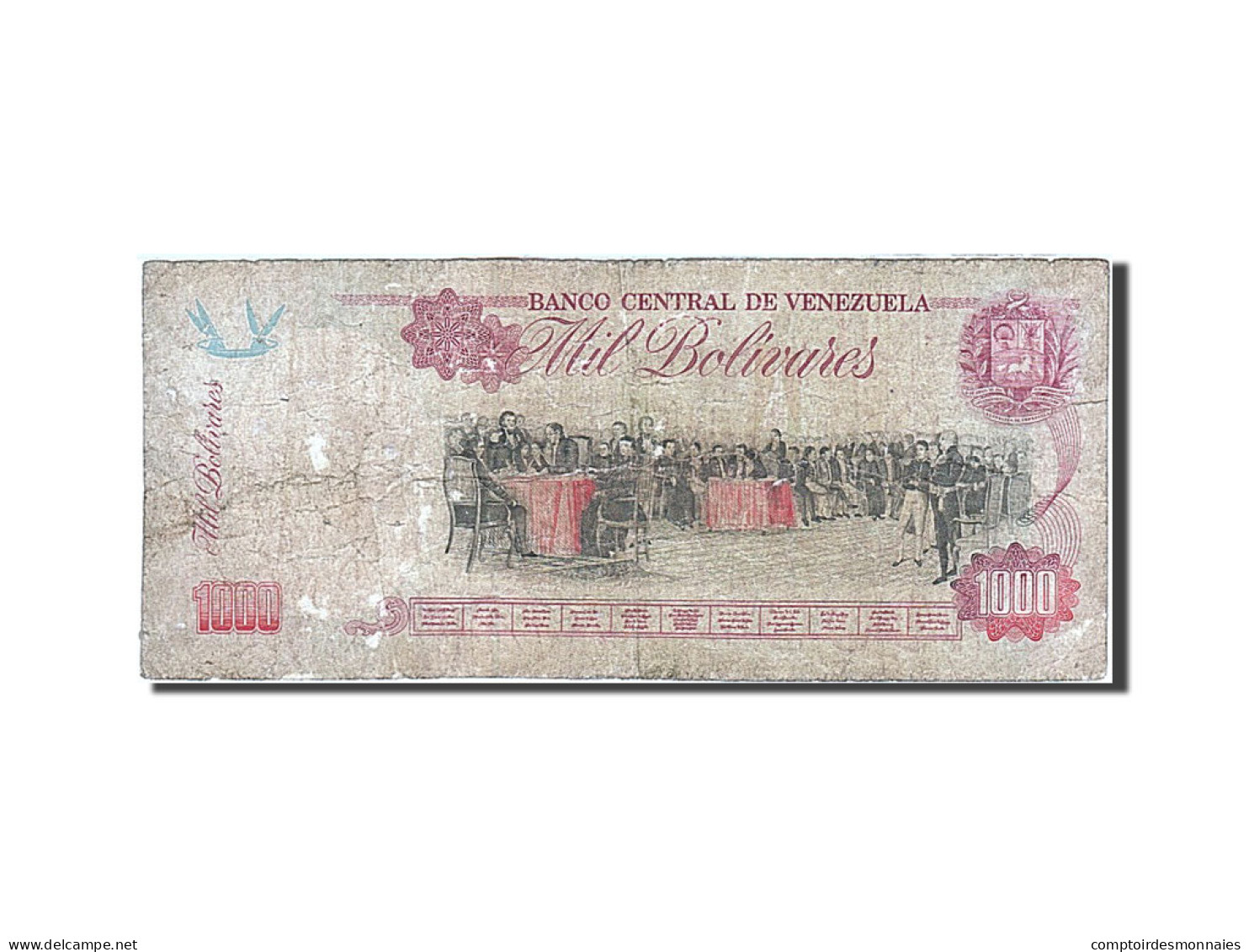 Billet, Venezuela, 1000 Bolivares, 1994, 1998-08-06, KM:76d, TB - Venezuela