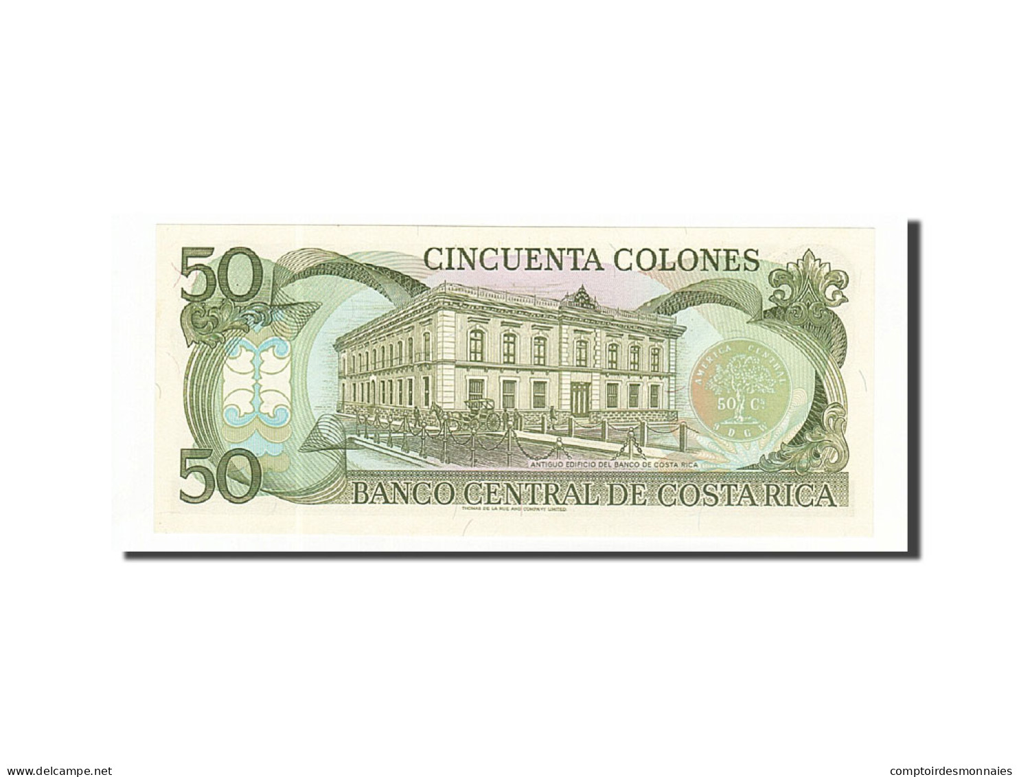 Billet, Costa Rica, 50 Colones, 1990-1992, 1993-07-07, KM:257a, NEUF - Costa Rica