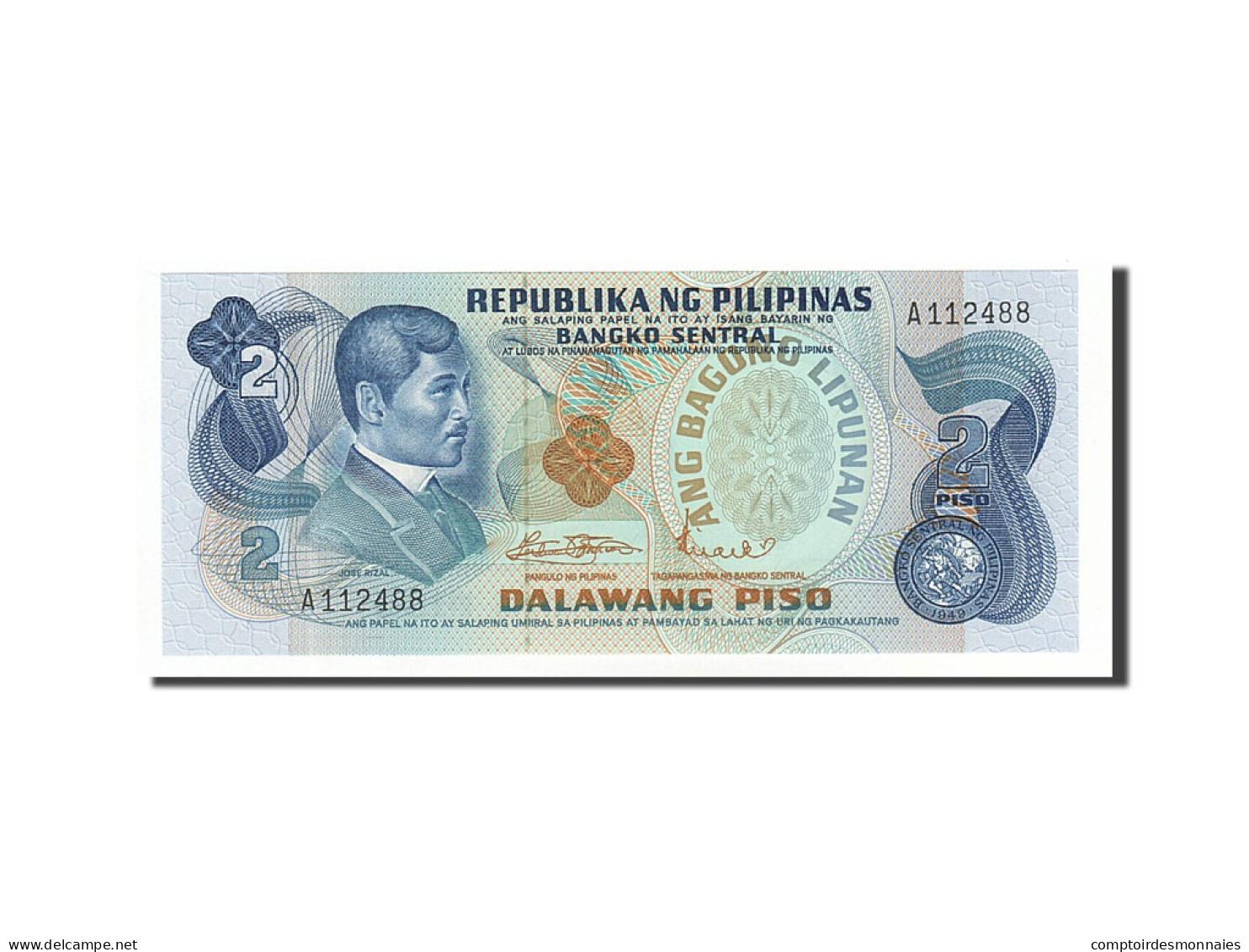 Billet, Philippines, 2 Piso, 1978, Undated, KM:159a, NEUF - Philippines