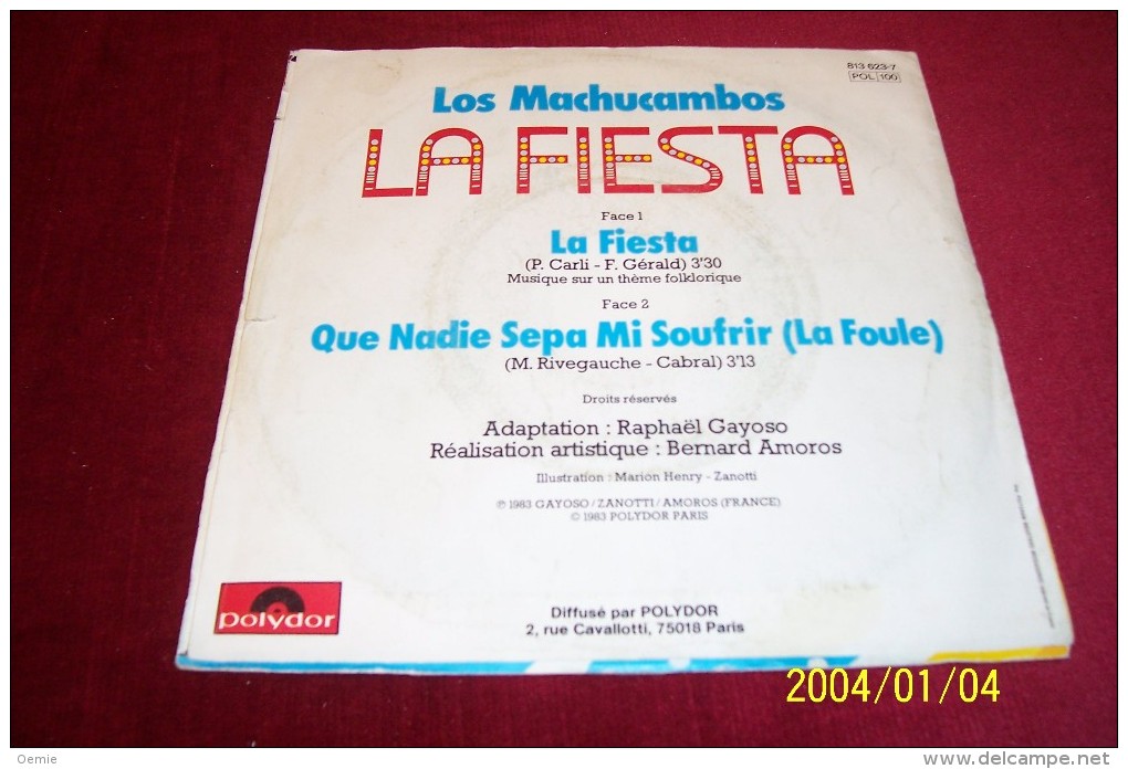 Los Machucambos °  LA FIESTA - Wereldmuziek