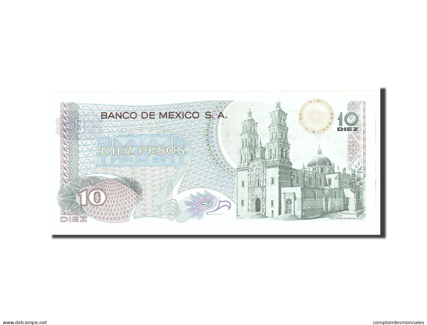 Billet, Mexique, 10 Pesos, 1971, 1971-02-03, KM:63d, NEUF - Mexique