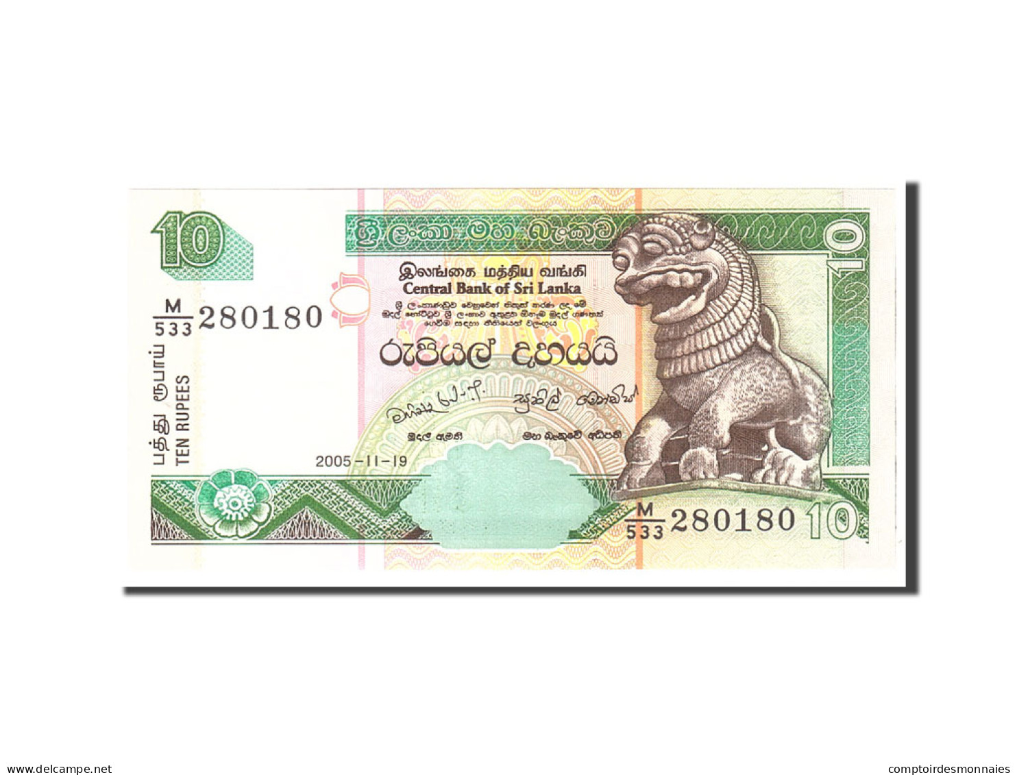 Billet, Sri Lanka, 10 Rupees, 2005, 2005-11-19, KM:115d, NEUF - Sri Lanka