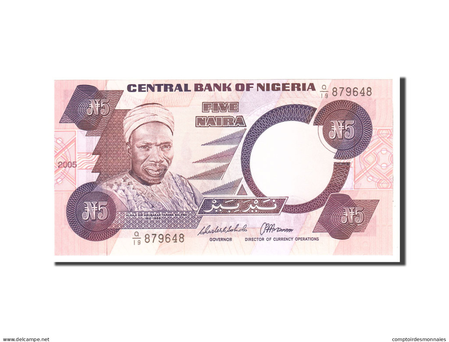 Billet, Nigéria, 5 Naira, 2005, Undated, KM:24i, NEUF - Nigeria