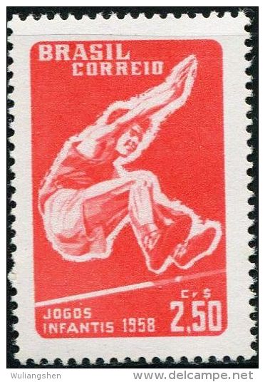 BX0387 Brazil 1958 Youth Games High Jump 1v MNH - Neufs