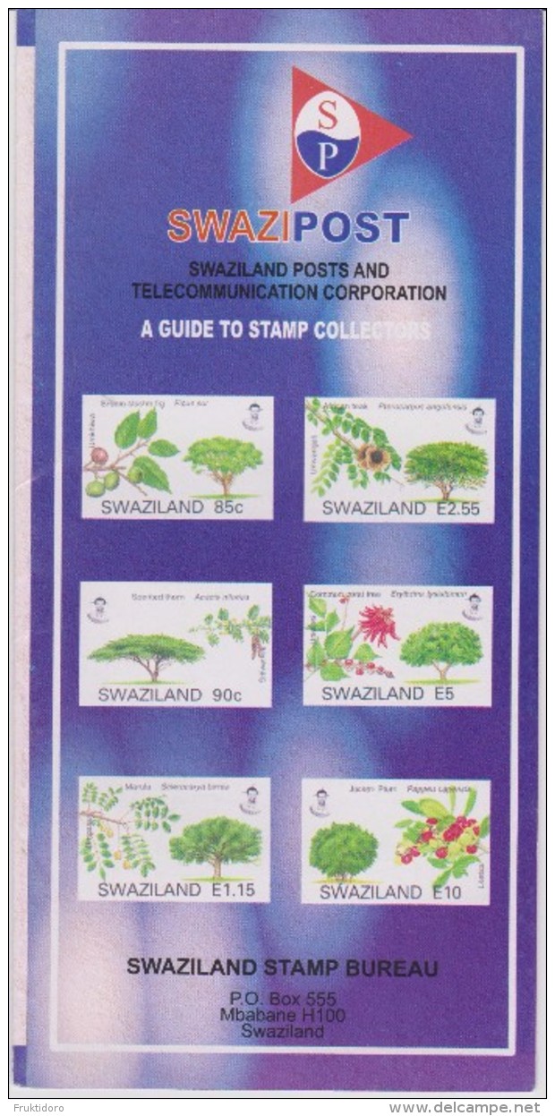 Swaziland Brochure Guide To Stamps Collectors By SwaziPost - Swaziland (1968-...)