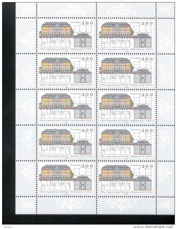 Bund Kleinbogen 1913 + Schlösser Augustusburg Und Falkenlust In Brühl MNH Postfrisch ** - Otros & Sin Clasificación