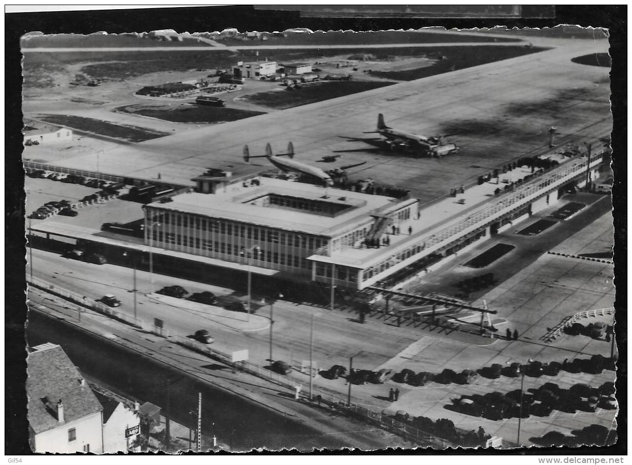 Cpsm - Gf -   Aéroport Paris-Orly - Vue Aérienne De L'aérogare Sud    Hax103 - Luchthaven