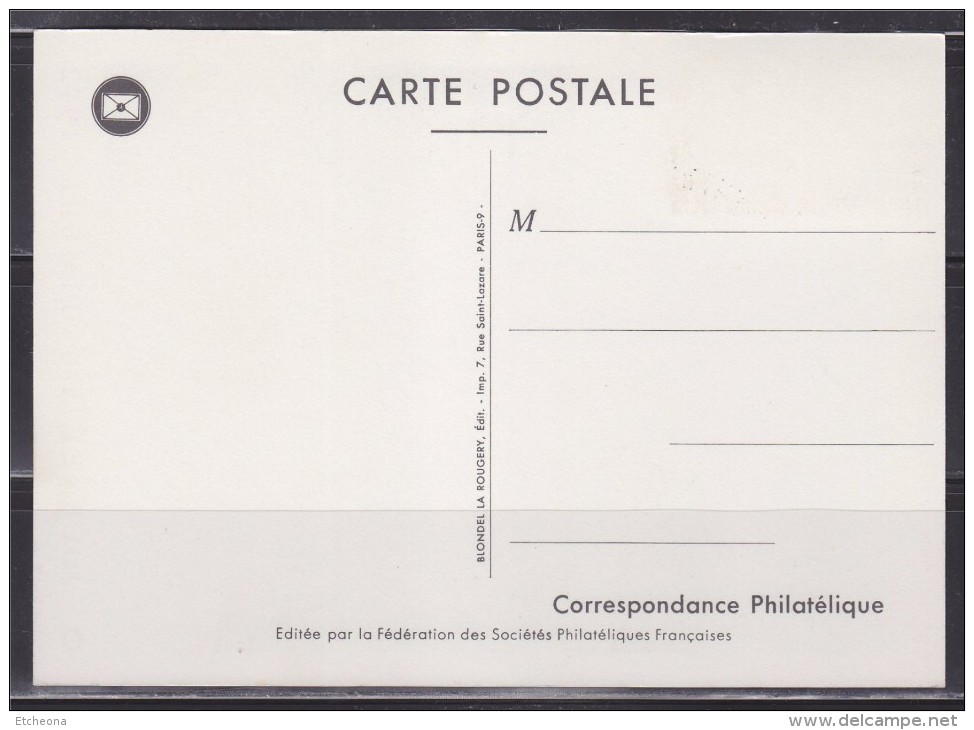 Journée Du Timbre 1972, Carte Postale 33 Bordeaux 18.3.72 Timbre 1710 Facteur Rural Et Eglise De Champignelles Yonne - 1970-1979