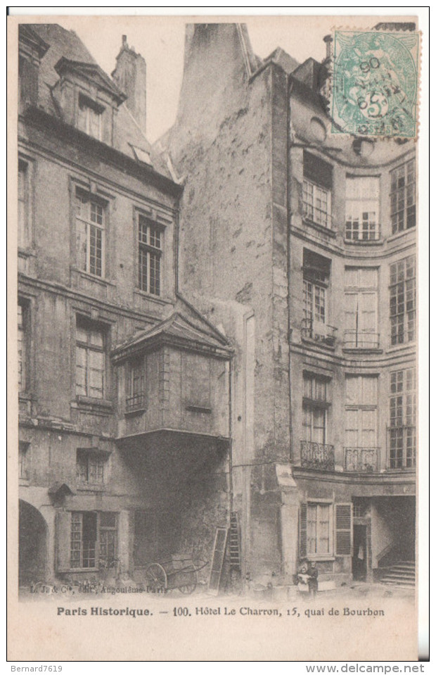 75 Paris   Historique Quai De Bourbon - Arrondissement: 04
