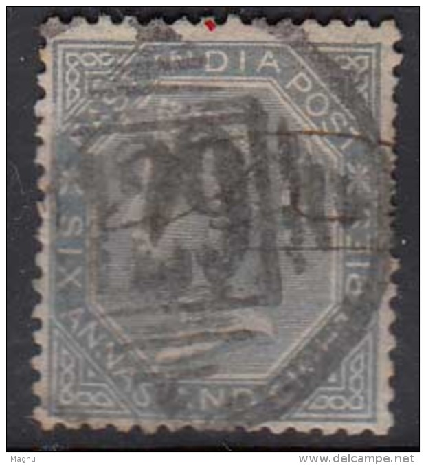 No 29 On 6a8p , Cooper / Renouf Type 9, British East India Used 1865 Elepahant Wmk, Early Indian Cancellations - 1854 East India Company Administration
