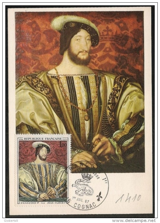 Francia/France: Maximum Card, Francesco I, François 1°, Francis I - Familias Reales