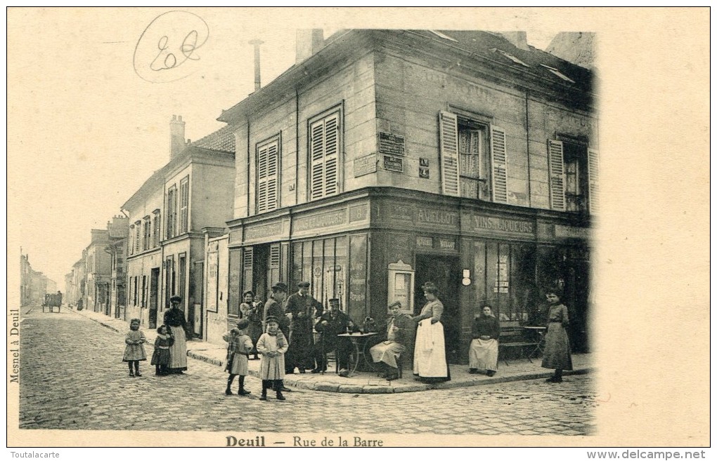 CPA 95 DEUIL RUE DE LA BARRE Animée - Deuil La Barre