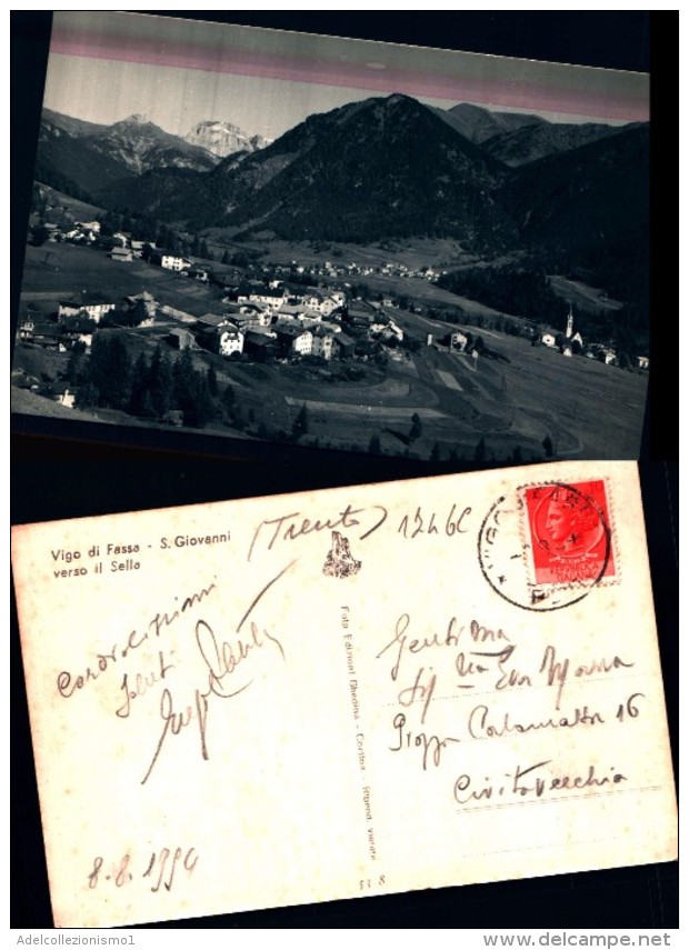 1746)cartolina  Vigo Di Fassa-san.giovanni-verso Il Sella Foto Ed.ghedina - Trento