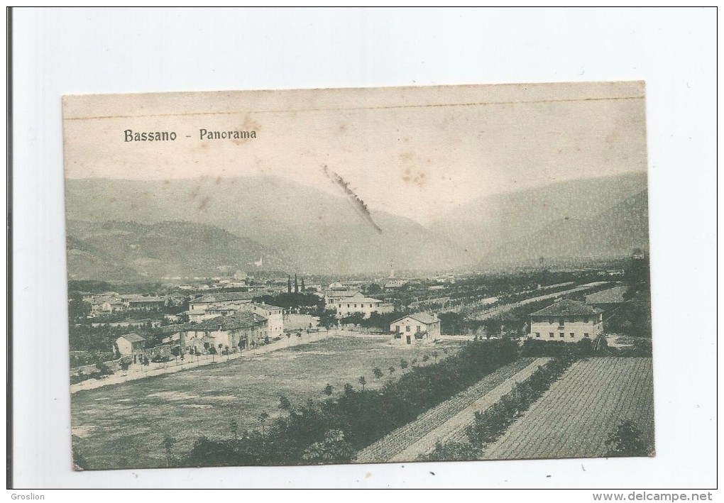 BASSANO 73969 PANORAMA 1918 - Altri & Non Classificati