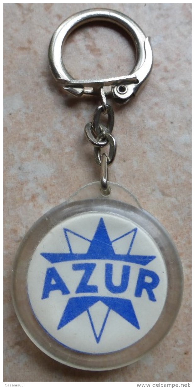 Porte  Clefs:     AZUR - RELAIS AZUR 36 Quai Arloing LYON - Key-rings