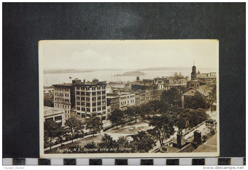 CP, Amerique, Canada, Nouvelle Ecosse, HALIFAX General View And Harbor Edition Novelty Mfg And Art Co Ltd Montreal - Halifax