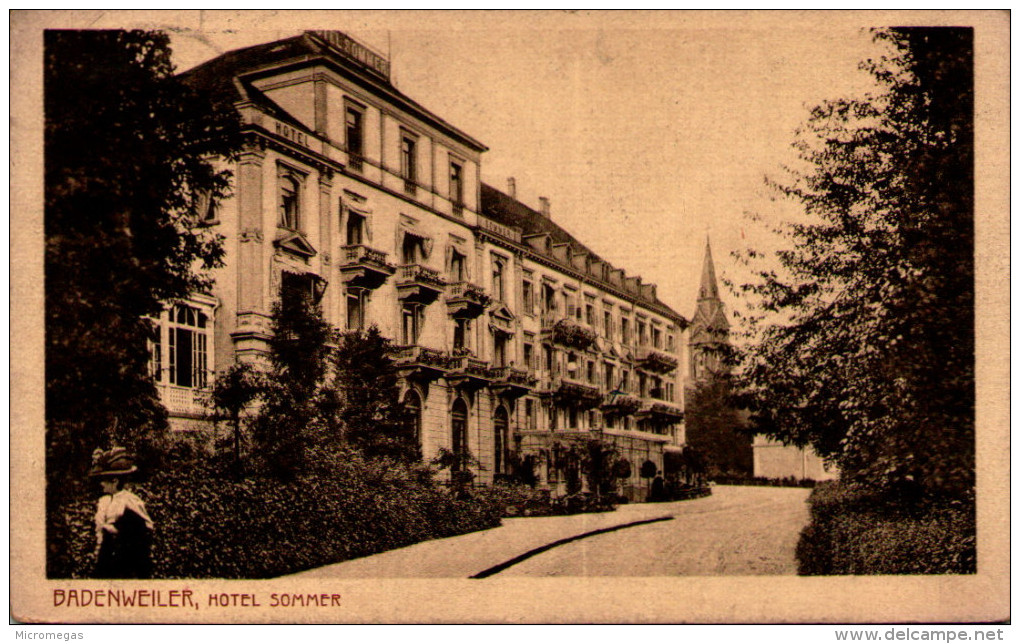 BADENWEILER - Hôtel Sommer - Badenweiler