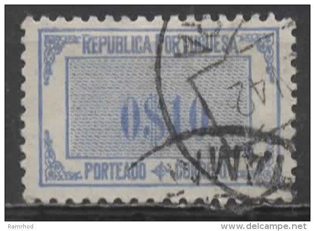 PORTUGAL 1932 Postage Due - 10e. - Blue   FU - Usati