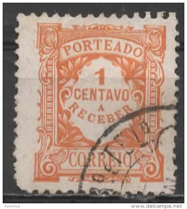 PORTUGAL 1915 Postage Due  -  1c. - Orange  FU - Oblitérés