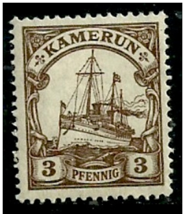 Kamerun 1900 - Scott 7 (MH) Unwmk. - Ships - Kamerun