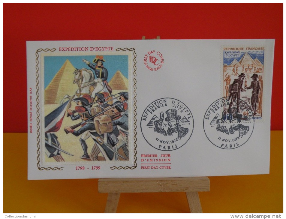 FDC- Bonaparte, Expéditions D´Egypte - Paris - 11.11.1972 - 1er Jour,coté 3,50 € - - 1970-1979