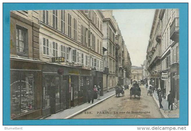CPA 658 - Rue De Bourgogne PARIS VIIème - Editeur C.M - Paris (07)