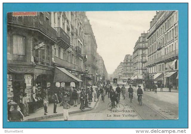 CPA 766 - Rue Turbigo PARIS 1er - Editeur C.M - Paris (01)