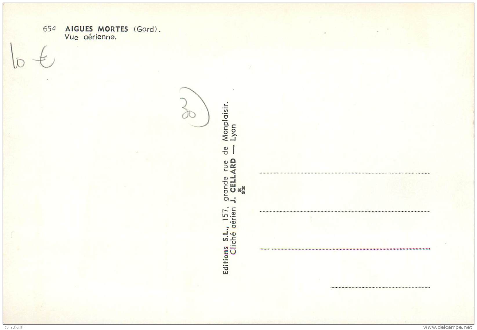 / CPSM FRANCE 30 "Aigues Mortes, Vue Aérienne" - Aigues-Mortes