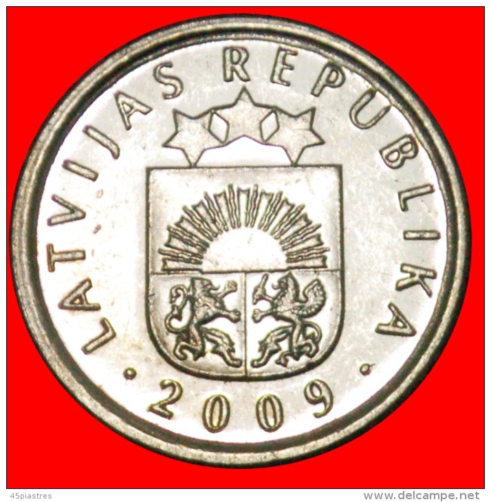 * GERMANY (1992-2009): Latvia (ex. USSR, Russia)  50 SANTIMS 2009 MINT LUSTRE! LOW START  NO RESERVE! - Russland