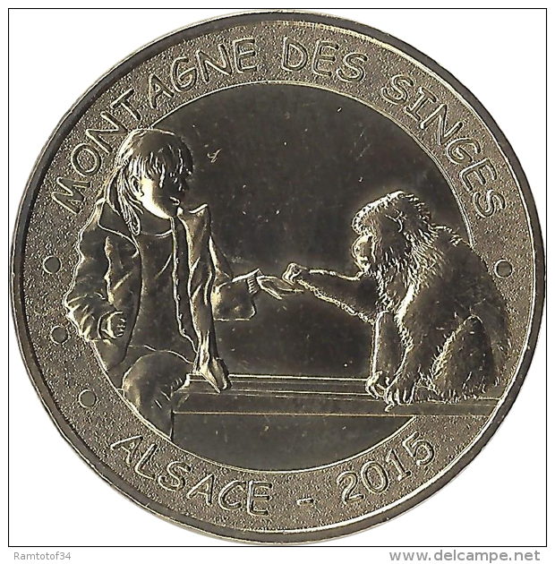 2015 MDP198 - 2015 LA MONTAGNE DES SINGES 10 - Alsace 2015 / MONNAIE DE PARIS - 2015