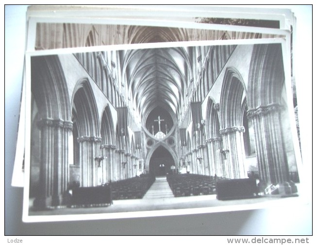 Engeland England  Somerset Wells The Nave Cathedral - Wells