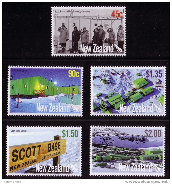 Ross Dependency 2007 New Zealand Scott Base, Set Of 5v & 5 Minisheets** - Neufs