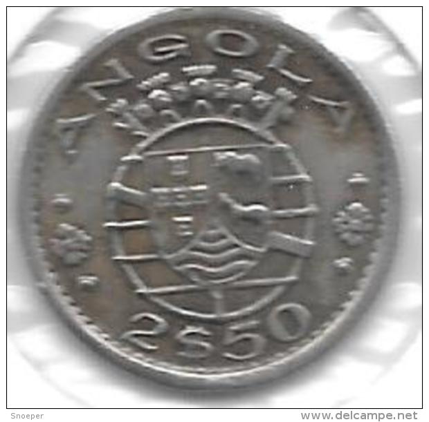 *Angola 2,5 Escudos 1968 Km 77 - Angola