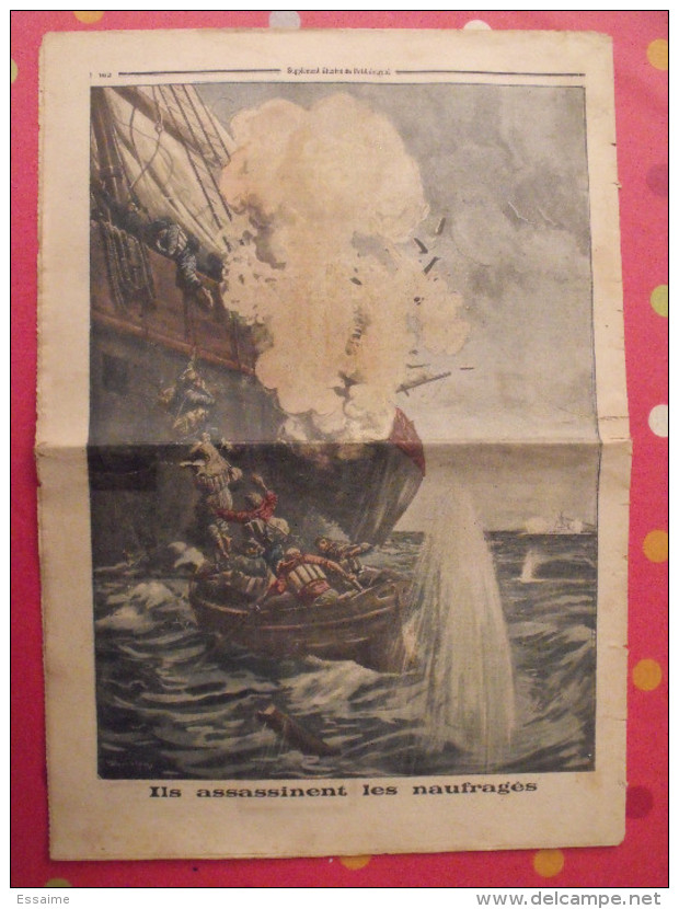 Le Petit Journal, Supplément Illustré 17 Juin 1917. Guerre Général Bing Canada Sous-marin - Oorlog 1914-18