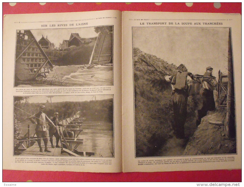 revue Le pays de France n° 51. 30 septembre 1915 Guerre montagnes du Trentin nombreuses photos