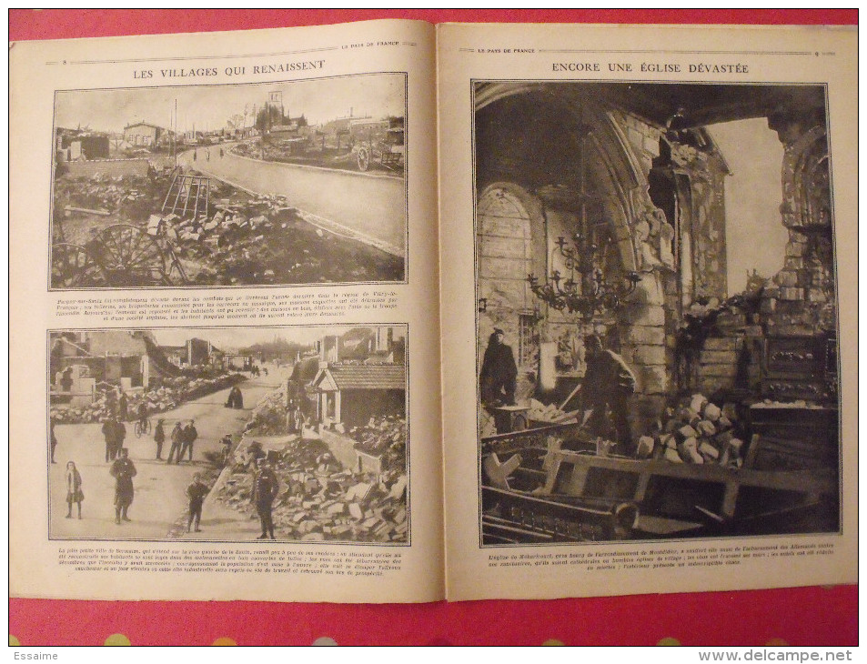 revue Le pays de France n° 51. 30 septembre 1915 Guerre montagnes du Trentin nombreuses photos