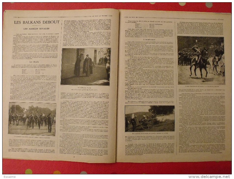 revue Le pays de France n° 51. 30 septembre 1915 Guerre montagnes du Trentin nombreuses photos