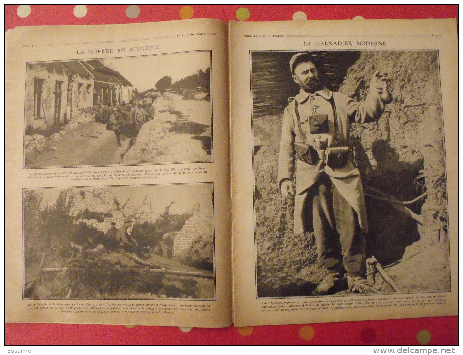 Revue Le Pays De France N° 54. 28 Octobre 1915 Guerre Général Dubois Nombreuses Photos - War 1914-18