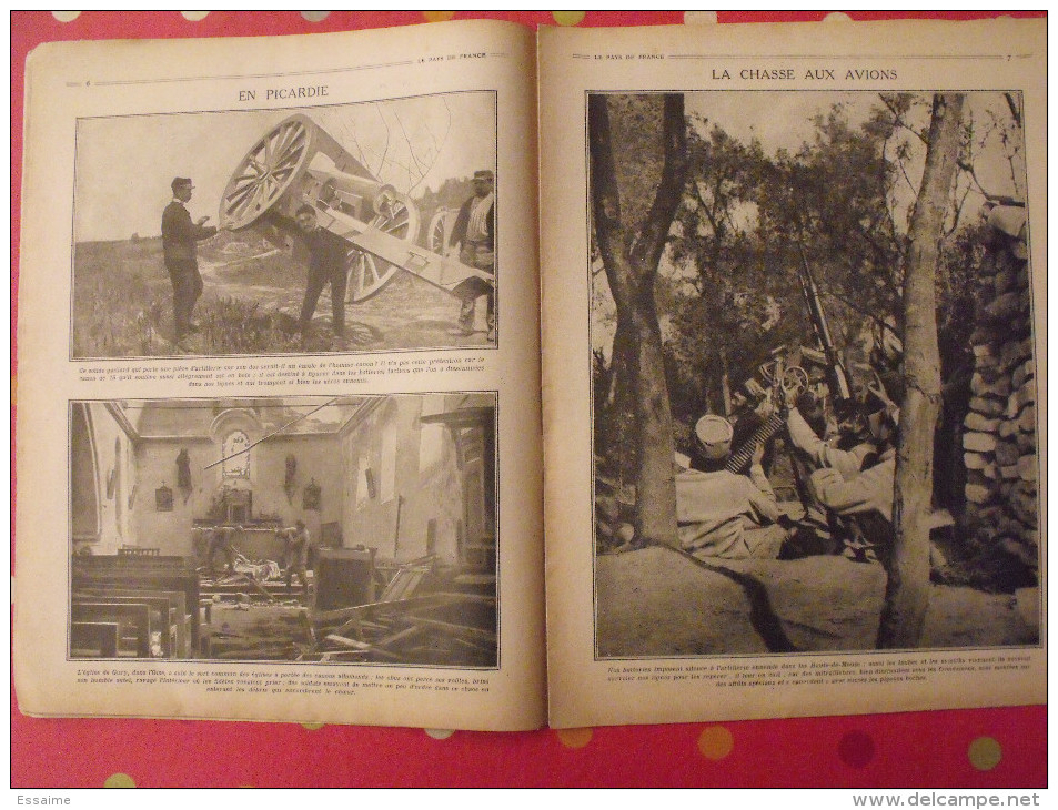 revue Le pays de France n° 54. 28 octobre 1915 Guerre général Dubois nombreuses photos