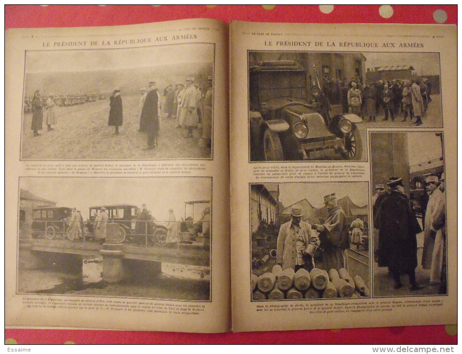 revue Le pays de France n° 57. 18 novembre 1915 Guerre navire torpille nombreuses photos