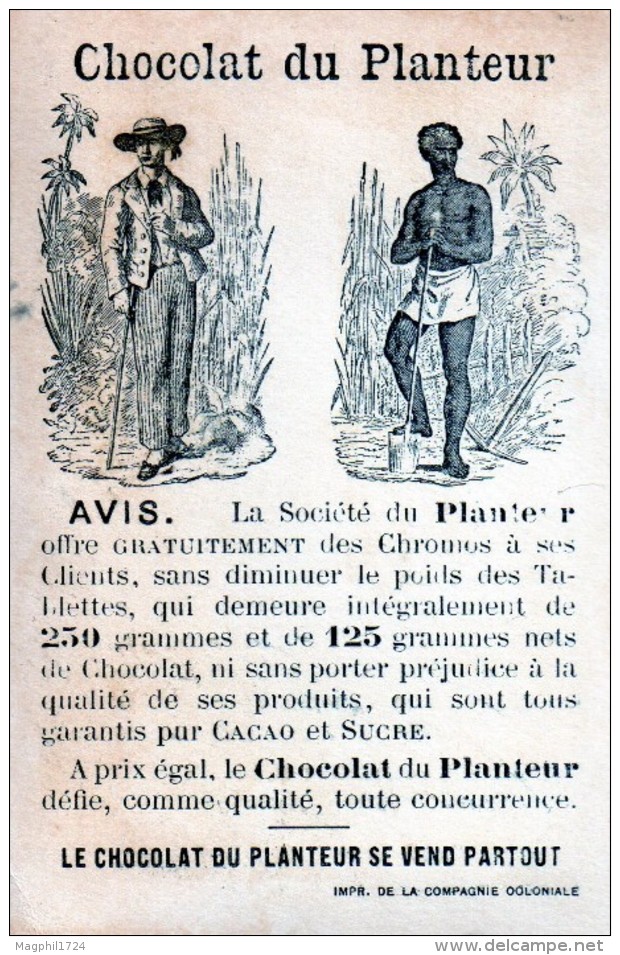 Chromos  Chocolat  Du  Planteur  ( Rebus ) - Autres & Non Classés