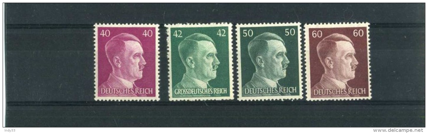 - ALLEMAGNE EMPIRE . 1933/45 . TIMBRES 1941/43 NEUFS SANS CHARNIERE . - Ongebruikt